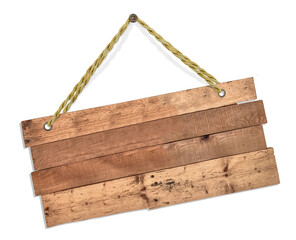 Pancarte vintage en bois de palette