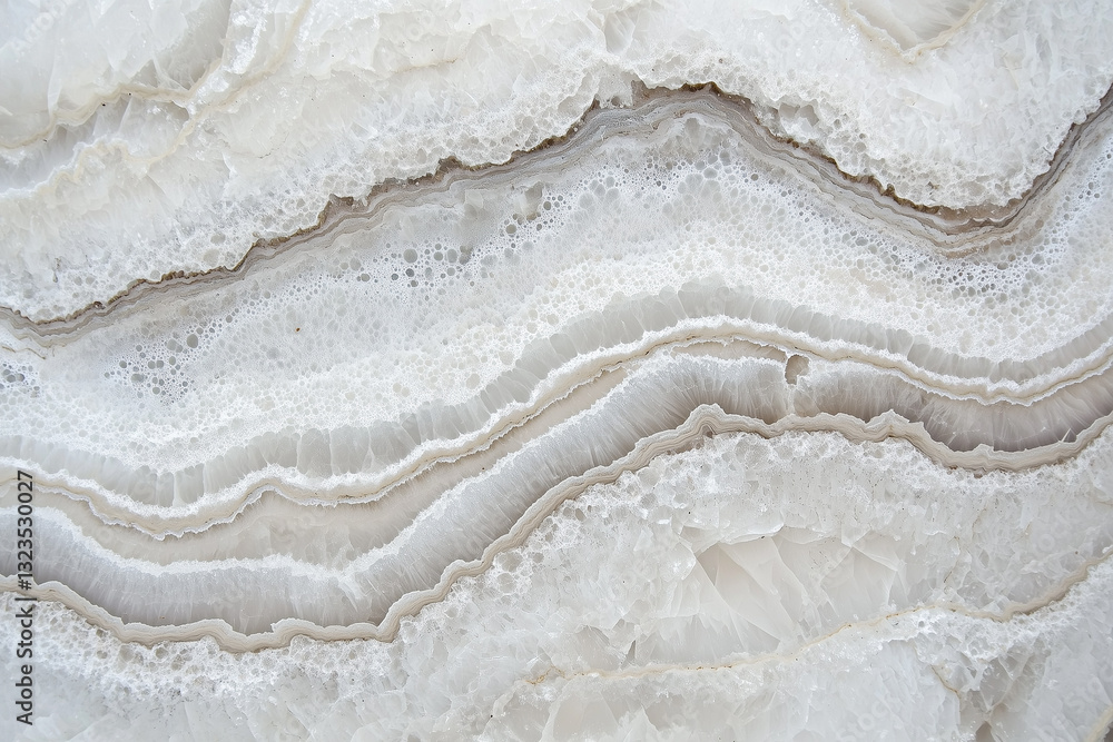 Fototapete close up of stone surface emphasizing texture and layers of natural mineral formation, showcasing in