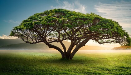Fototapeta premium realistic tropical tree
