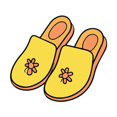 beach shoes icon vector design