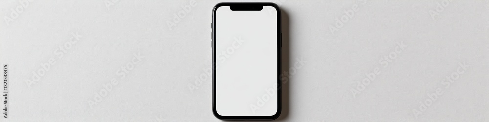 Aufkleber minimalist digital canvas next-gen smartphone mockup for ui/ux design, tech innovation, and mobile m