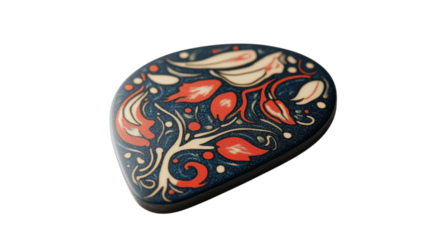 Beautifully crafted decorative object showcasing intricate floral designs and vivid colors