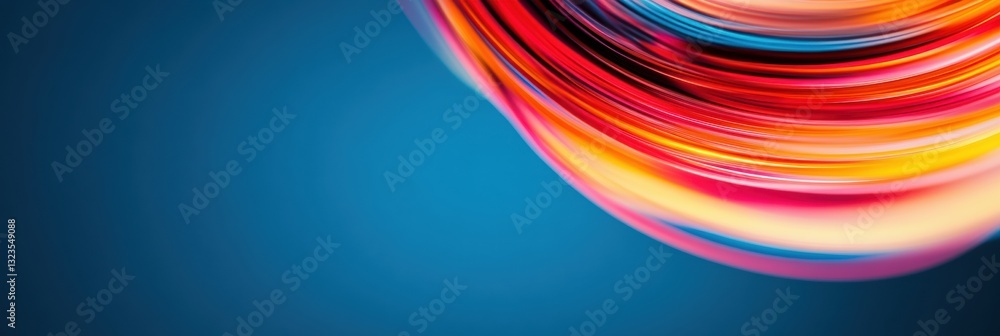 Poster Fluid Gradient Dynamics Immersive Digital Art Visualization for Creative Marketing, Branding, and Next-Gen Visual Communication Strategies