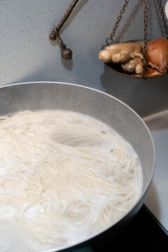 Boiling Noodles in Plain Water
