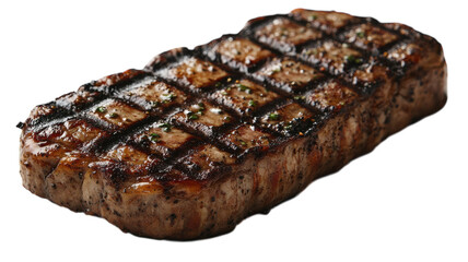 Savory grilled steak with perfect sear enjoyed during a summer evening barbecue