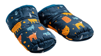 Cozy winter mittens with playful animal designs for chilly outdoor adventures