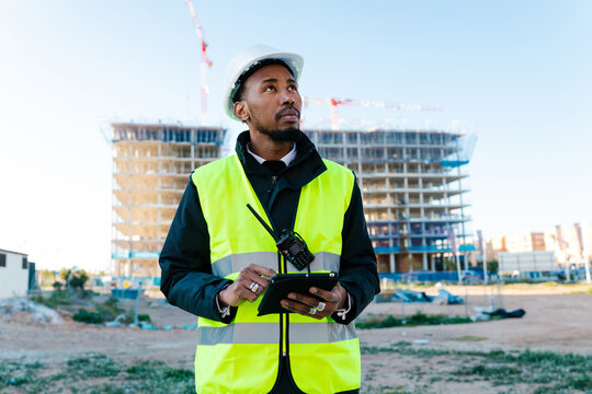 Site manager with tablet