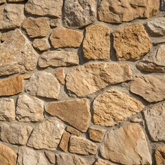 Textured Sandstone Brick Wall