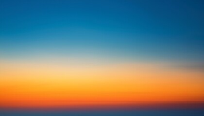 Obraz premium blurred background with gradient colors of orange sky blue flat design minimal simple and colorful generative ai