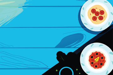 Sophisticated minimalist table setting featuring a gourmet plated dish, showcasing elegant cutlery and pristine white tableware.