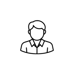 Illustration of a person Perfect for representing professionals or users Simple and clean design easy to integrate into various projects