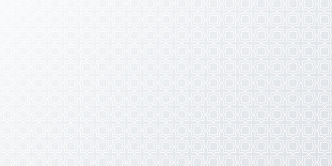 white Abstract background. Seamless geometric pattern in authentic arabian style. Vector illustration