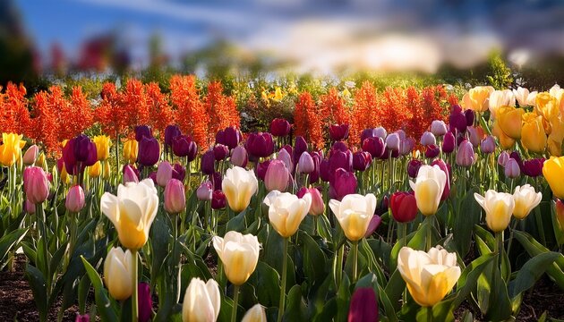 tulpen blumen garten fruhling freizeit