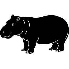 hippopotamus in water