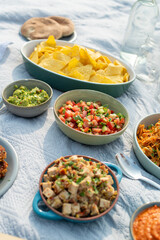 Veganes Picnic im Sommer / Veganes Essen