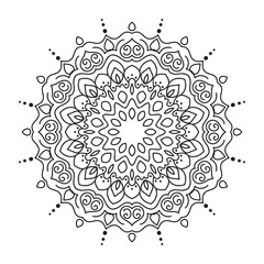 Print mandala design | Beautiful manual mandala design