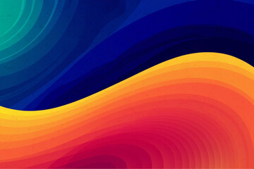 abstract colorful background with waves