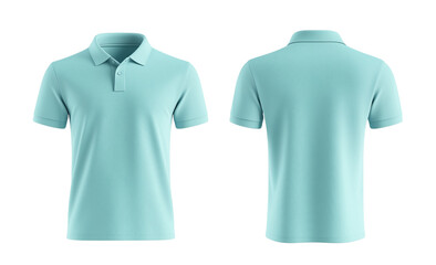  Polo mockup front and back used as design template