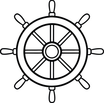 recommend clip art: Ship steering line art Steering wheel icon,Ship steering icon