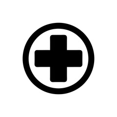 Obraz premium Medical Cross Symbol for Healthcare and Safety Applications