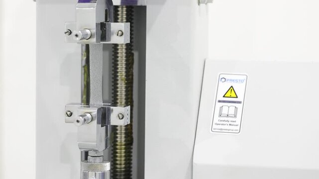 Fast spinning motor manually operated, carefully reading operator manual