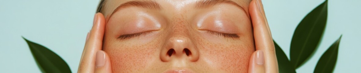 Holistic Lymphatic Reset Minimalist Gen Z Wellness Facial Massage Revealing Natural Skin Vitality and Mindful Self-Care Rejuvenation Techniques