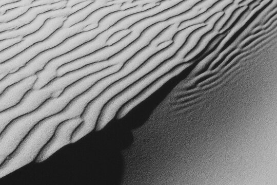 Monochrome Abstract Sand Texture