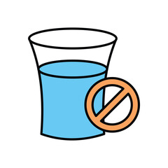 Fasting Symbol Vector icon