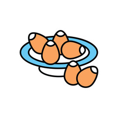 Iftar Snack Vector icon