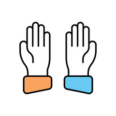 Obraz premium Dua Vector icon