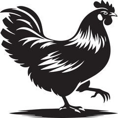 chicken icon ,vector hen