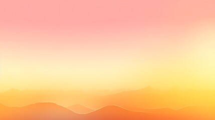 Obraz premium Soft Pastel Sunset Over Gentle Rolling Hills
