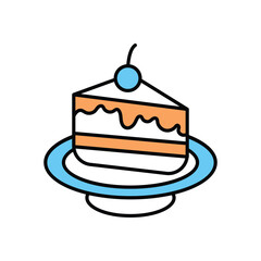 Desserts Vector icon