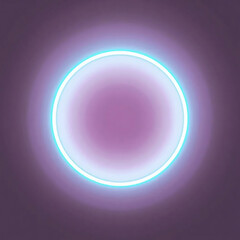 Fototapeta premium 70s Neon Circle