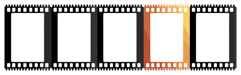 Vintage filmstrip roll, vector film negative frames, movie filmstrip overlay, old grunge film texture, retro photo background, cinematic frame, filmstrip effect, vintage movie border.
