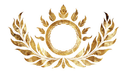 vector gold foil motif element, transparent background, decorative gold element, gold design, modern vector motif, luxury, elegant decoration, stylish gold details, shiny gold background