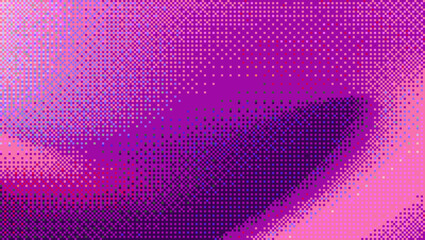 Purple Gradient Pixel Dot Raster Background