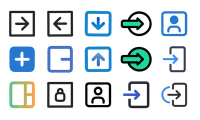 Icons of all kind of design