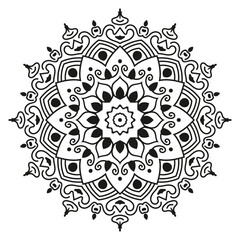 manual Waves Mandala | Creative Mandala Design | Eid mandala design | floral mandala design