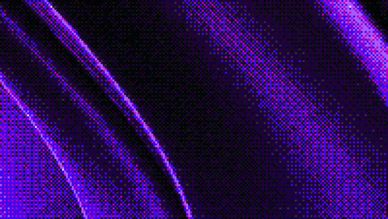 Purple Pixel Halftone Abstract Texture Background