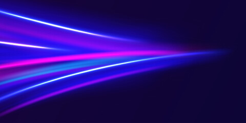 Fototapeta premium Abstract background rotational border lines. Neon stripes in the form of drill, turns and swirl. Iight background, speed, wavy, swirl,curve,speedy,vector.