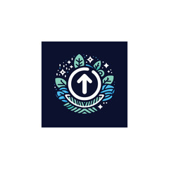 Update icon vector symbol design art illustration