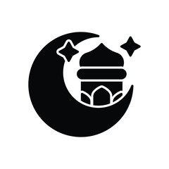 Night Before Eid Vector icon