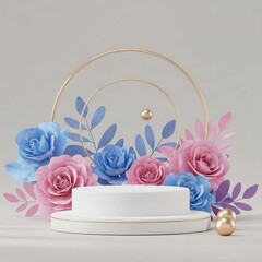 Product podium Floral Arrangement