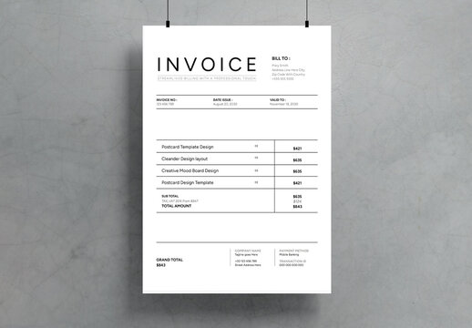Minimal Invoice Template