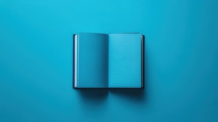 A sleek teal backdrop framed a blank weekly planner, its pages awaiting the imprint of a fresh week, symbolizing the potential for organization and productivity that lay within.