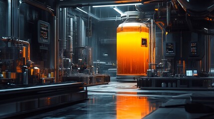 Carrot juice production at a modern manufacturing facility