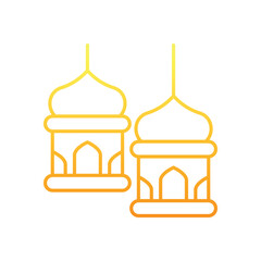 Fanoos Hanging Lanterns Vector icon