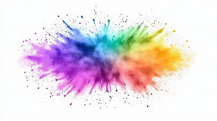 Dynamic Abstract Splash of Vibrant Colors Creating a Colorful and Eye-Catching Background