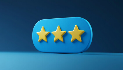 Evaluation system in stars - 3 stars